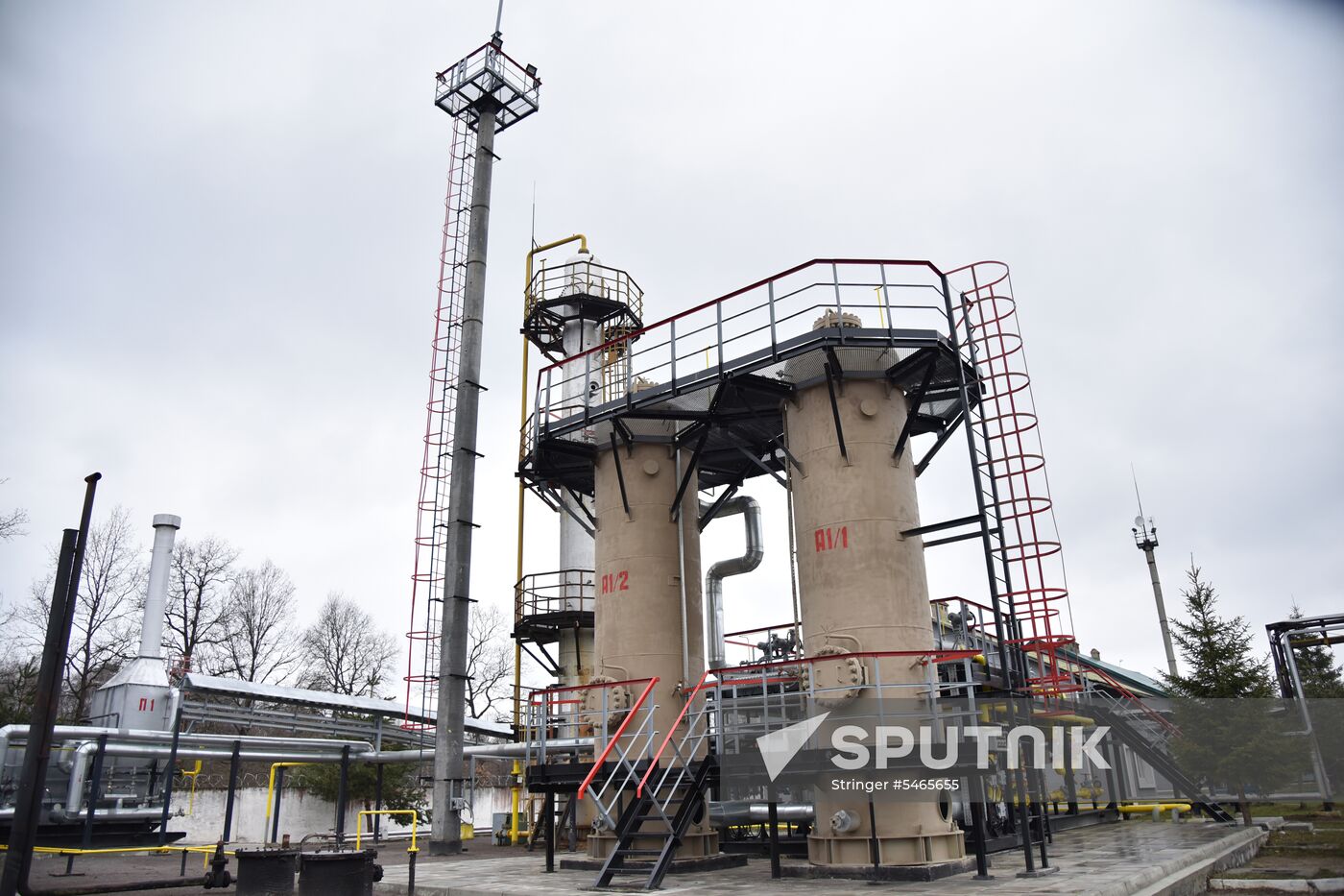 Ukrgazdobycha gas producing facility in Lviv Region