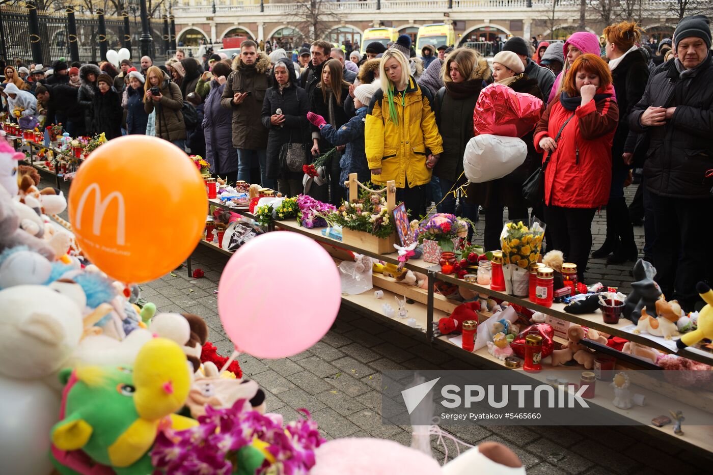 Events in memory of those killed in Zimnyaya Vishnya shopping mall fire