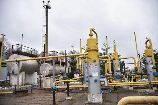 Ukrgazdobycha gas producing facility in Lviv Region