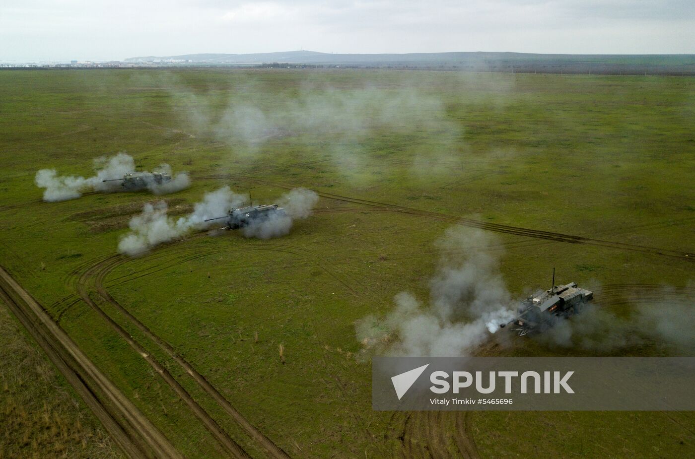 Coastal missile artillery system crews hold drill in Krasnodar Territory