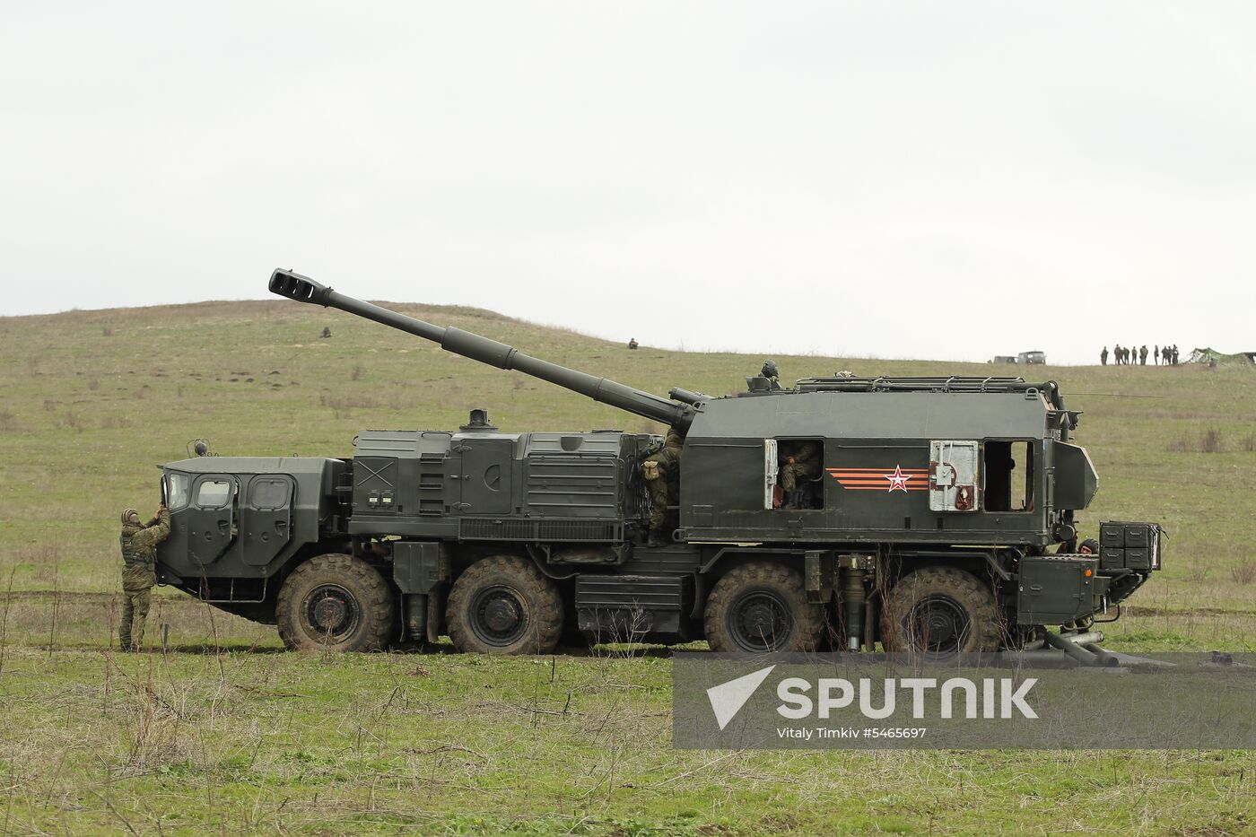Coastal missile artillery system crews hold drill in Krasnodar Territory