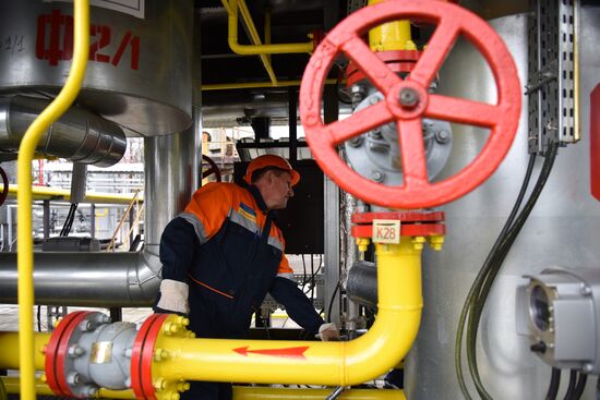 Ukrgazdobycha gas producing facility in Lviv Region