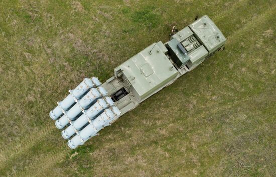 Coastal missile artillery system crews hold drill in Krasnodar Territory