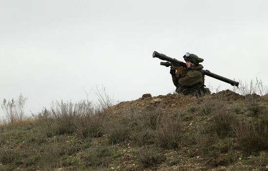 Coastal missile artillery system crews hold drill in Krasnodar Territory