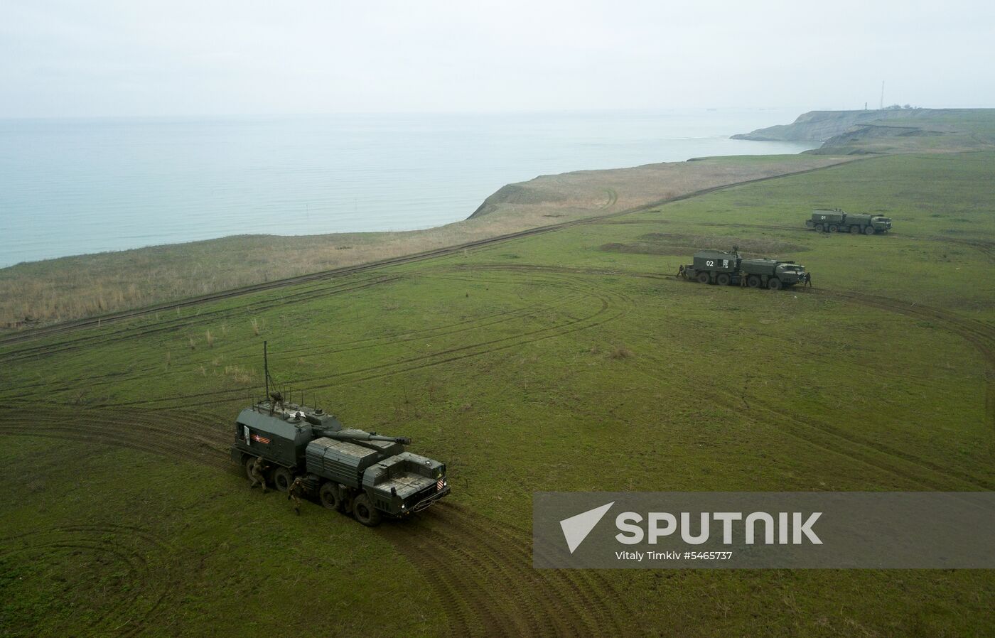 Coastal missile artillery system crews hold drill in Krasnodar Territory