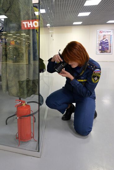 Fire safety inspection at Koltso shopping mall in Chelyabinsk