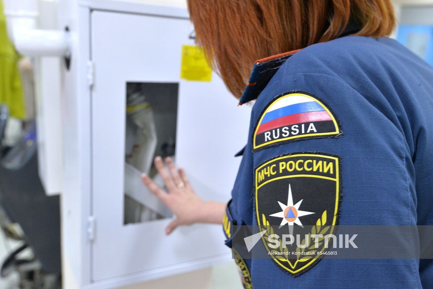 Fire safety inspection at Koltso shopping mall in Chelyabinsk