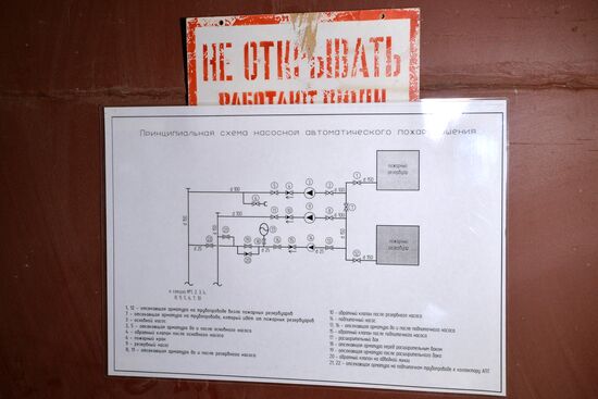 Fire safety inspection at Koltso shopping mall in Chelyabinsk