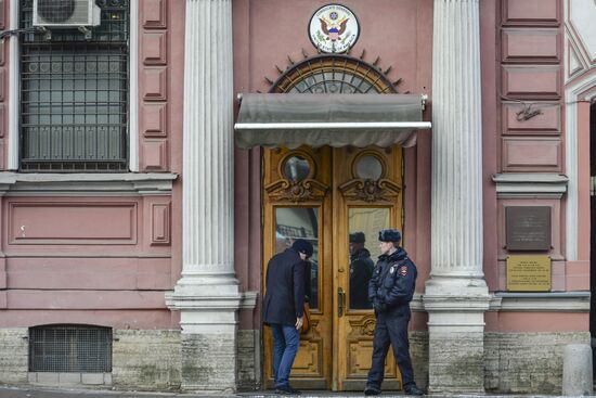 US flag removed from US Consulate-General in St. Petersburg