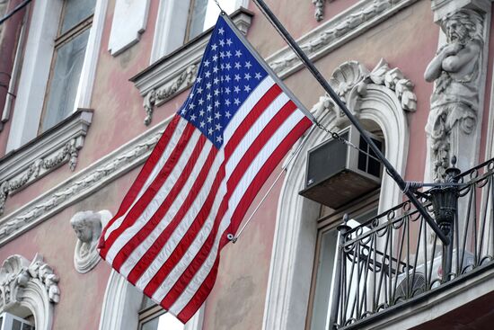 US flag removed from US Consulate-General in St. Petersburg