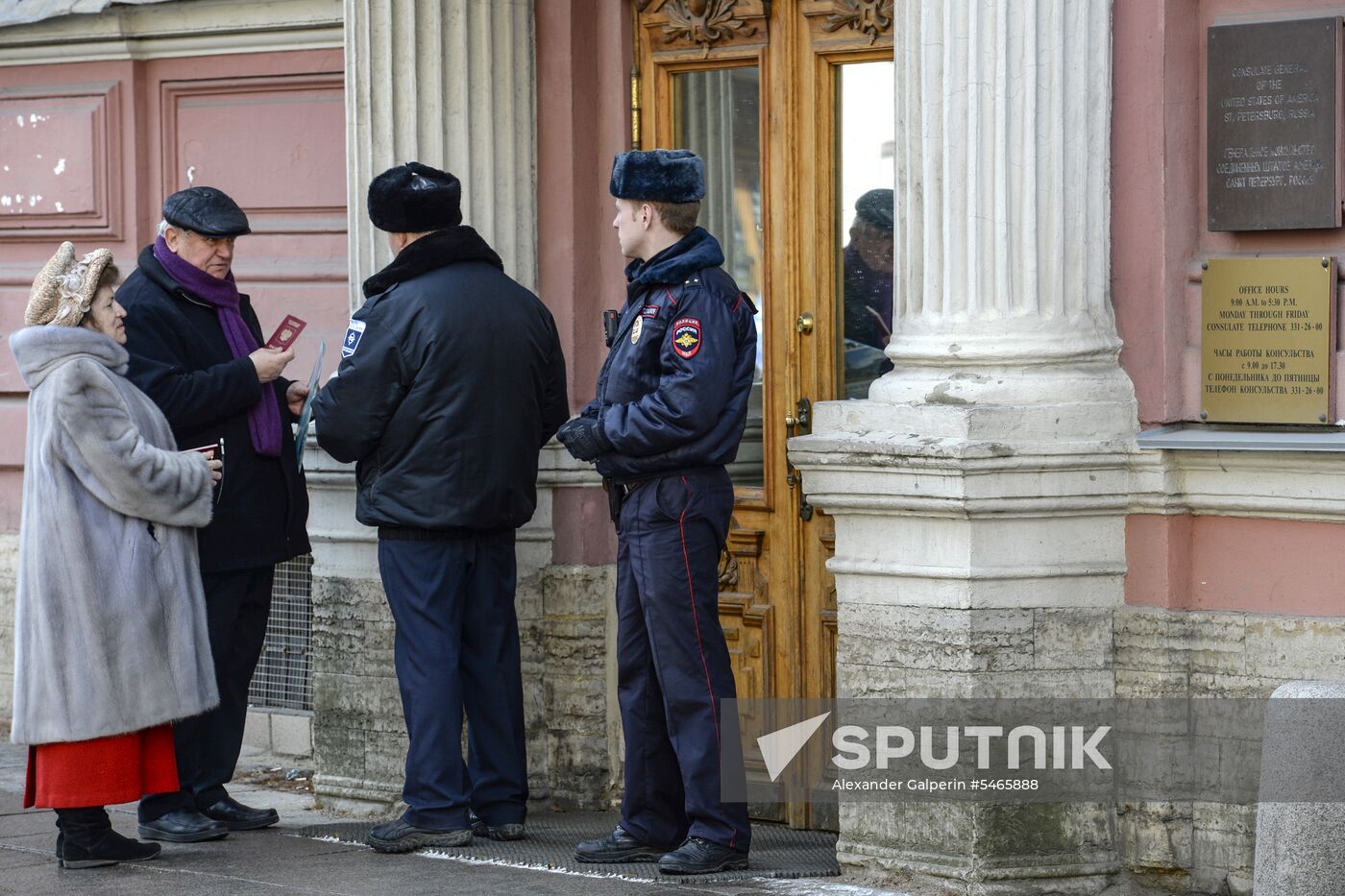 US flag removed from US Consulate-General in St. Petersburg