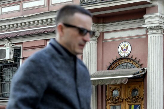 US flag removed from US Consulate-General in St. Petersburg