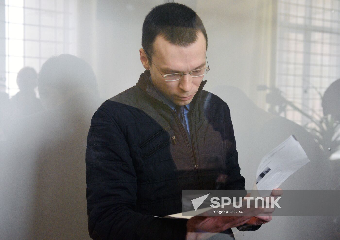 Court trial of Ukrainian journalist Vasily Muravitsky in Zhitomir