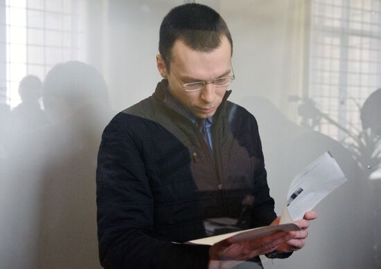 Court trial of Ukrainian journalist Vasily Muravitsky in Zhitomir