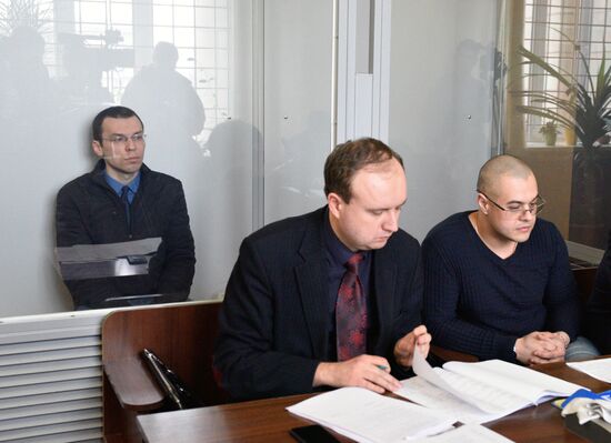 Court trial of Ukrainian journalist Vasily Muravitsky in Zhitomir