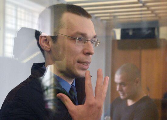 Court trial of Ukrainian journalist Vasily Muravitsky in Zhitomir