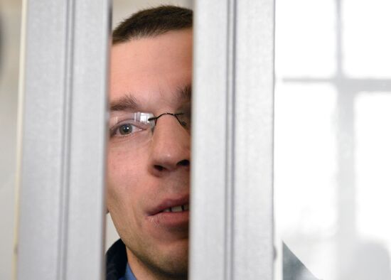 Court trial of Ukrainian journalist Vasily Muravitsky in Zhitomir
