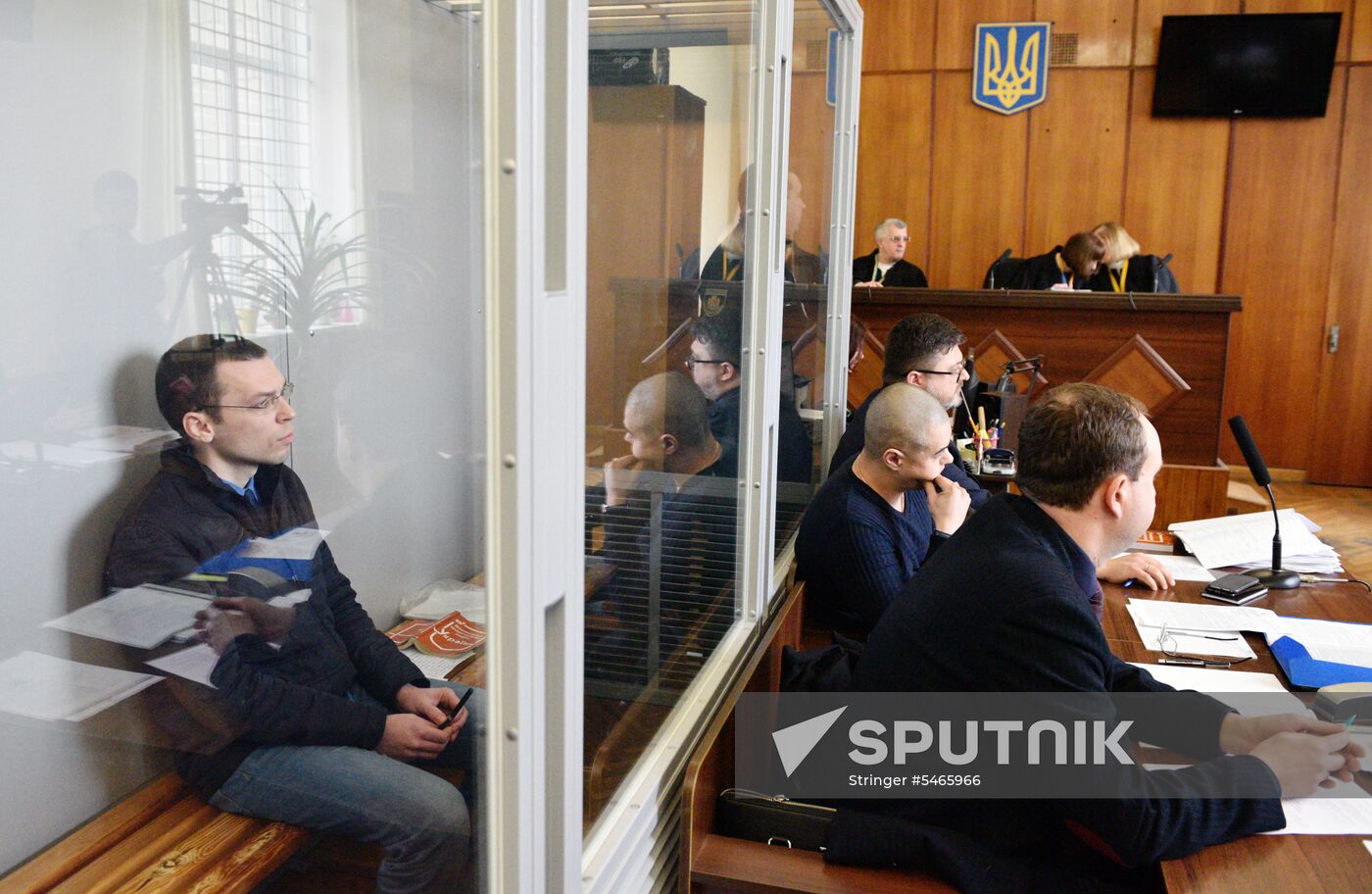 Court trial of Ukrainian journalist Vasily Muravitsky in Zhitomir
