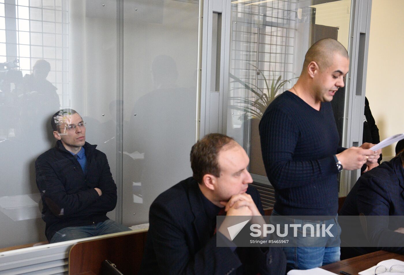 Court trial of Ukrainian journalist Vasily Muravitsky in Zhitomir