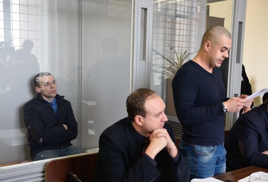 Court trial of Ukrainian journalist Vasily Muravitsky in Zhitomir