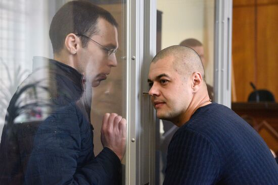 Court trial of Ukrainian journalist Vasily Muravitsky in Zhitomir