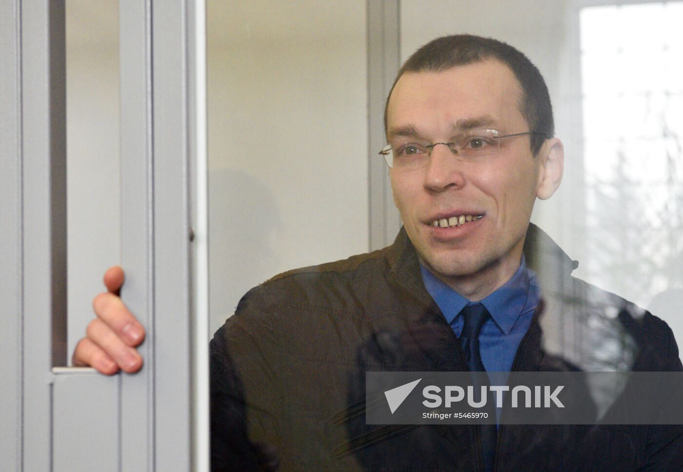 Court trial of Ukrainian journalist Vasily Muravitsky in Zhitomir