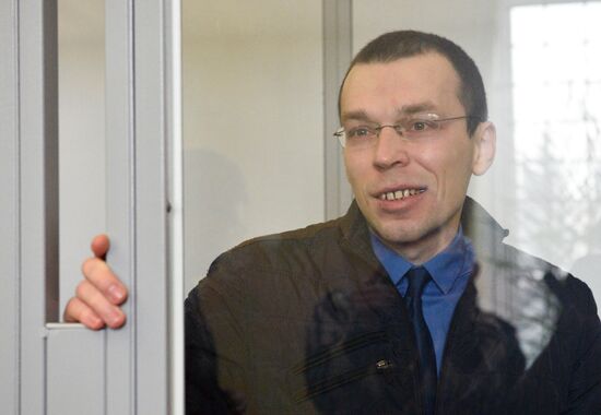 Court trial of Ukrainian journalist Vasily Muravitsky in Zhitomir