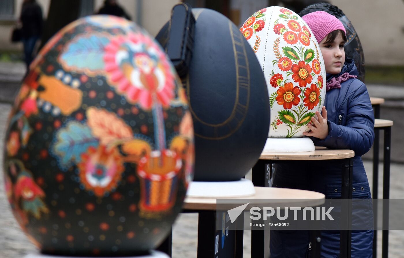 Easter egg festival in Lviv