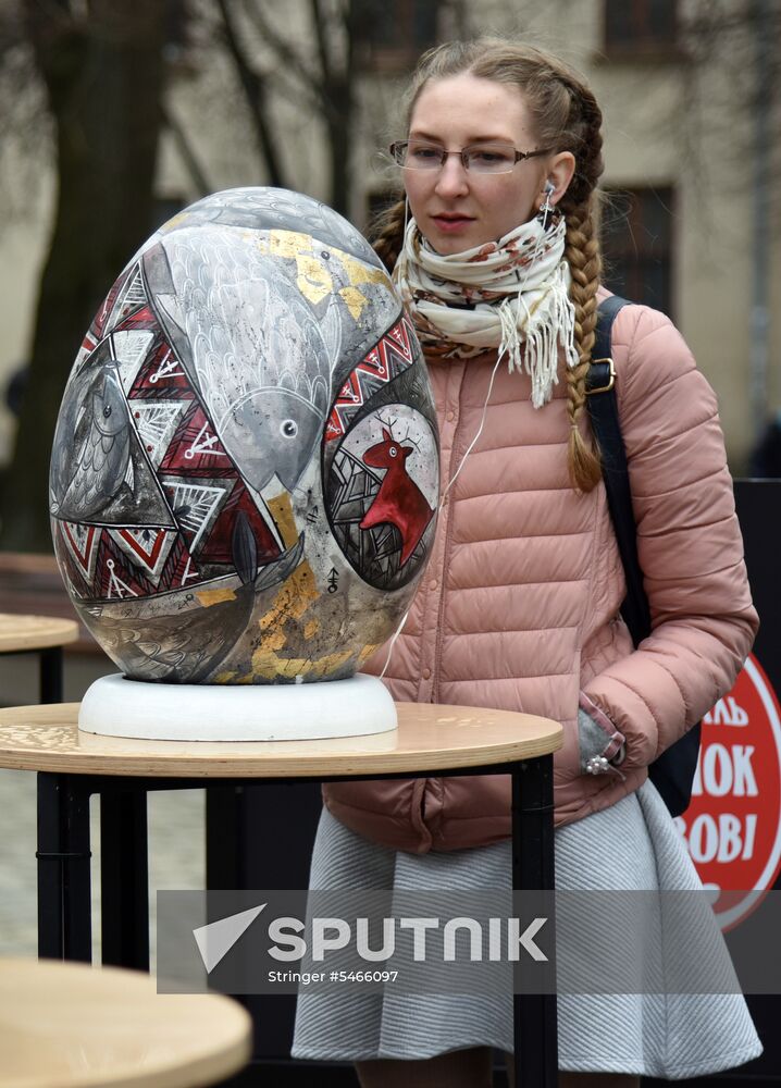 Easter egg festival in Lviv