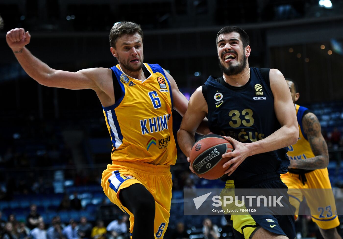 Basketball. Euroleague. Khimki vs. Fenerbahce
