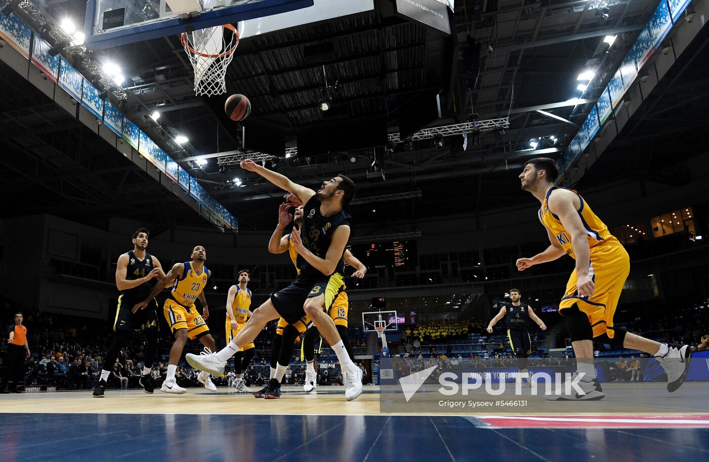 Basketball. Euroleague. Khimki vs. Fenerbahce