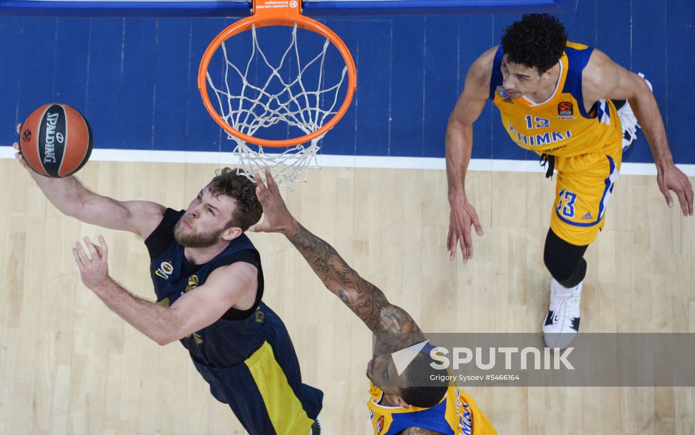 Basketball. Euroleague. Khimki vs. Fenerbahce