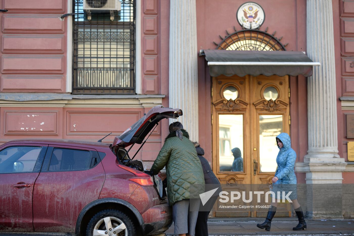 US flag removed from US Consulate-General in St. Petersburg