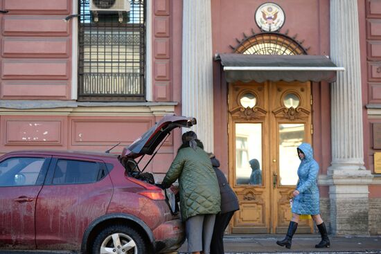 US flag removed from US Consulate-General in St. Petersburg