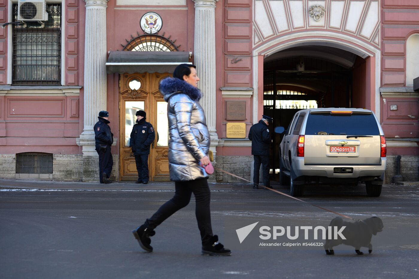 US flag removed from US Consulate-General in St. Petersburg