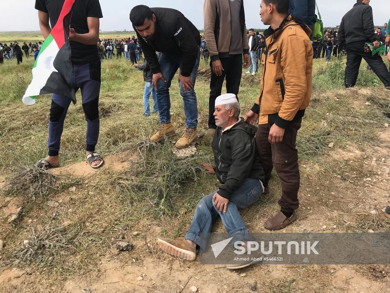 Protests at Gaza Strip's border with Israel