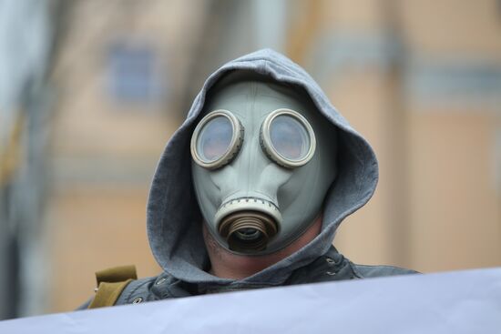 Rally against police abuse of power in Kiev