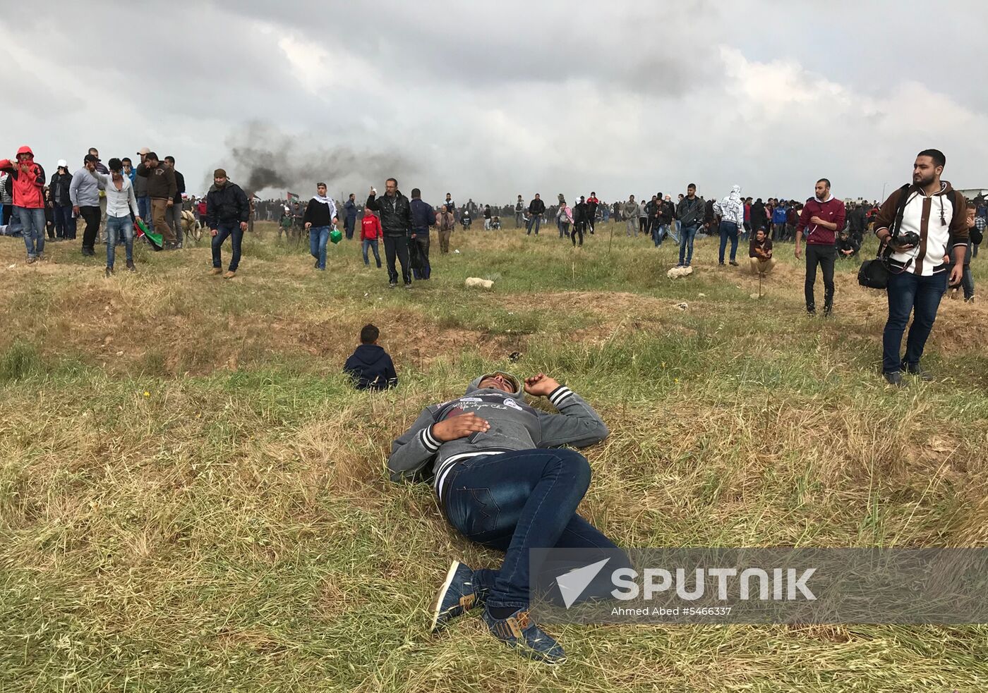 Protests at Gaza Strip's border with Israel