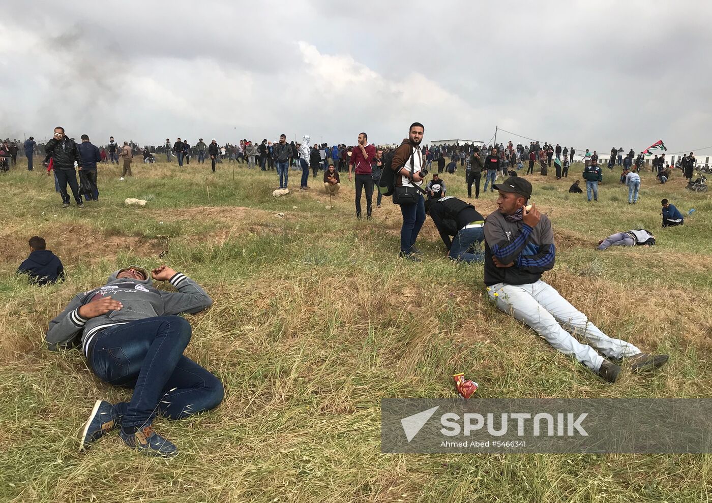 Protests at Gaza Strip's border with Israel