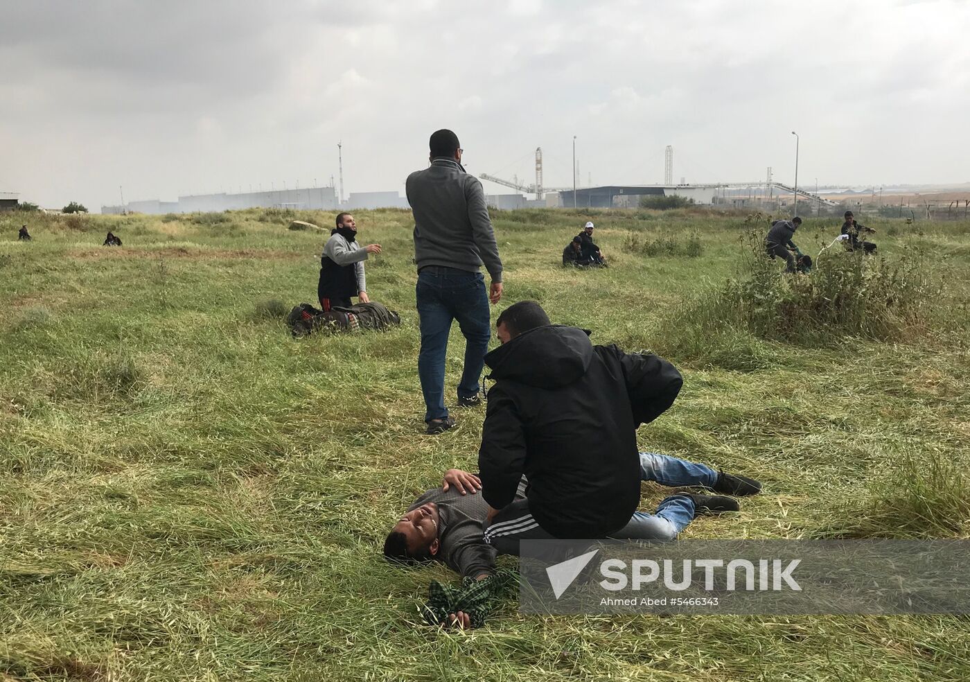 Protests at Gaza Strip's border with Israel