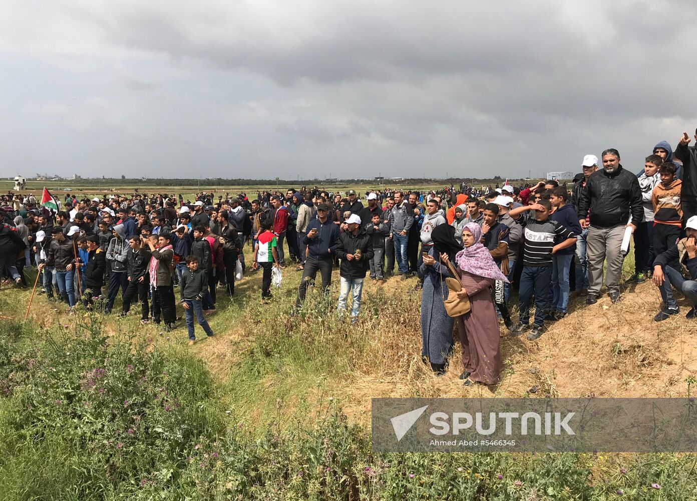 Protests at Gaza Strip's border with Israel