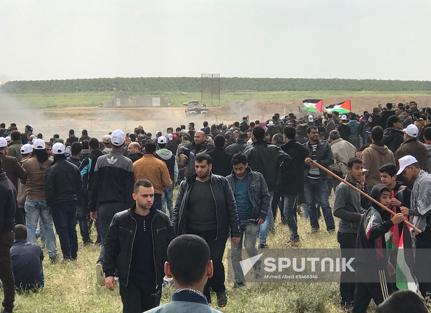 Protests at Gaza Strip's border with Israel