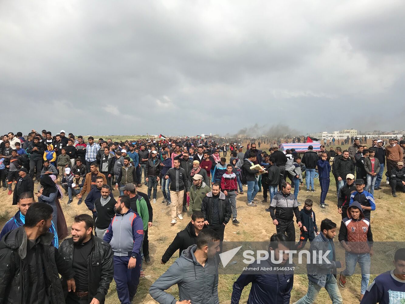 Protests at Gaza Strip's border with Israel