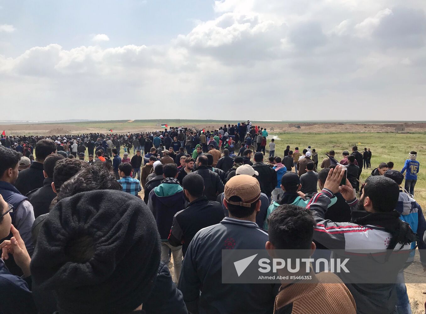 Protests at Gaza Strip's border with Israel