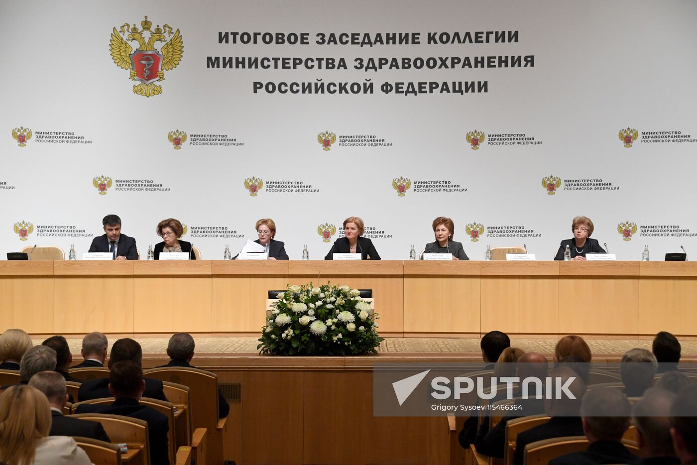 Russian Healthcare Ministry board meeting