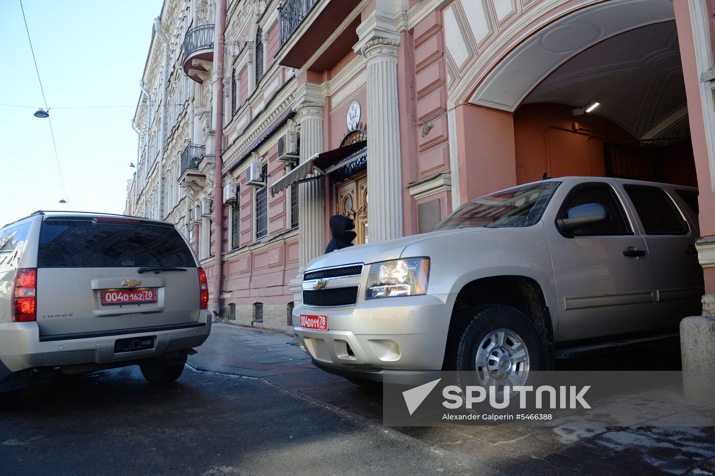 US flag removed from US Consulate-General in St. Petersburg