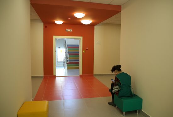 Moscow Mayor Sergei Sobyanin visits school No. 2120 in Novomoskovsky administrative area