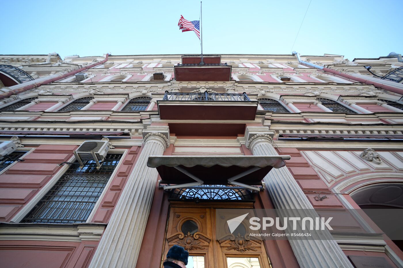US flag removed from US Consulate-General in St. Petersburg