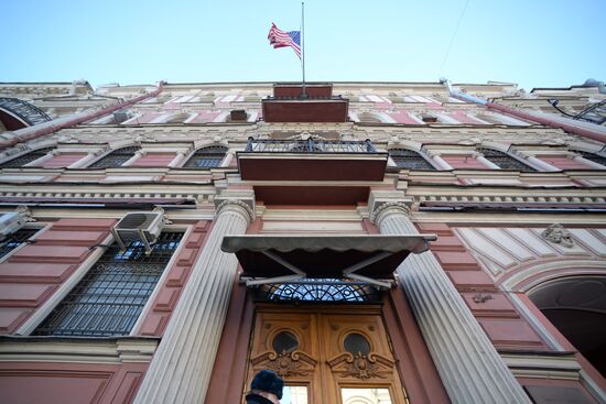 US flag removed from US Consulate-General in St. Petersburg