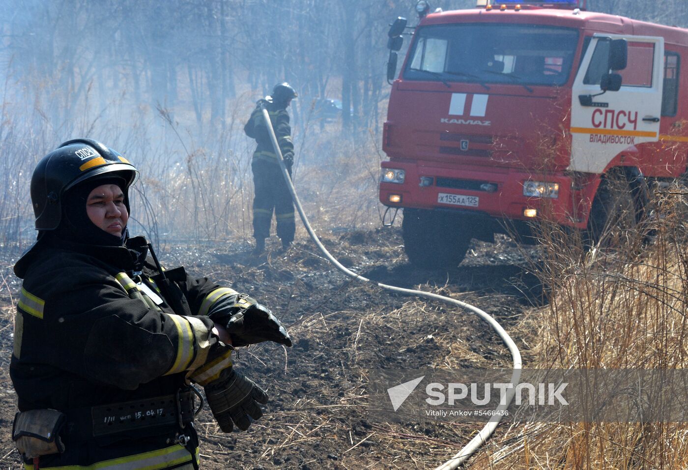 Wildfire suppression exercise in Primorye Territory